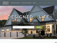 Tablet Screenshot of hansonbuilders.com